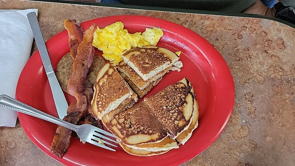 French Toast with Bacon or Sausage