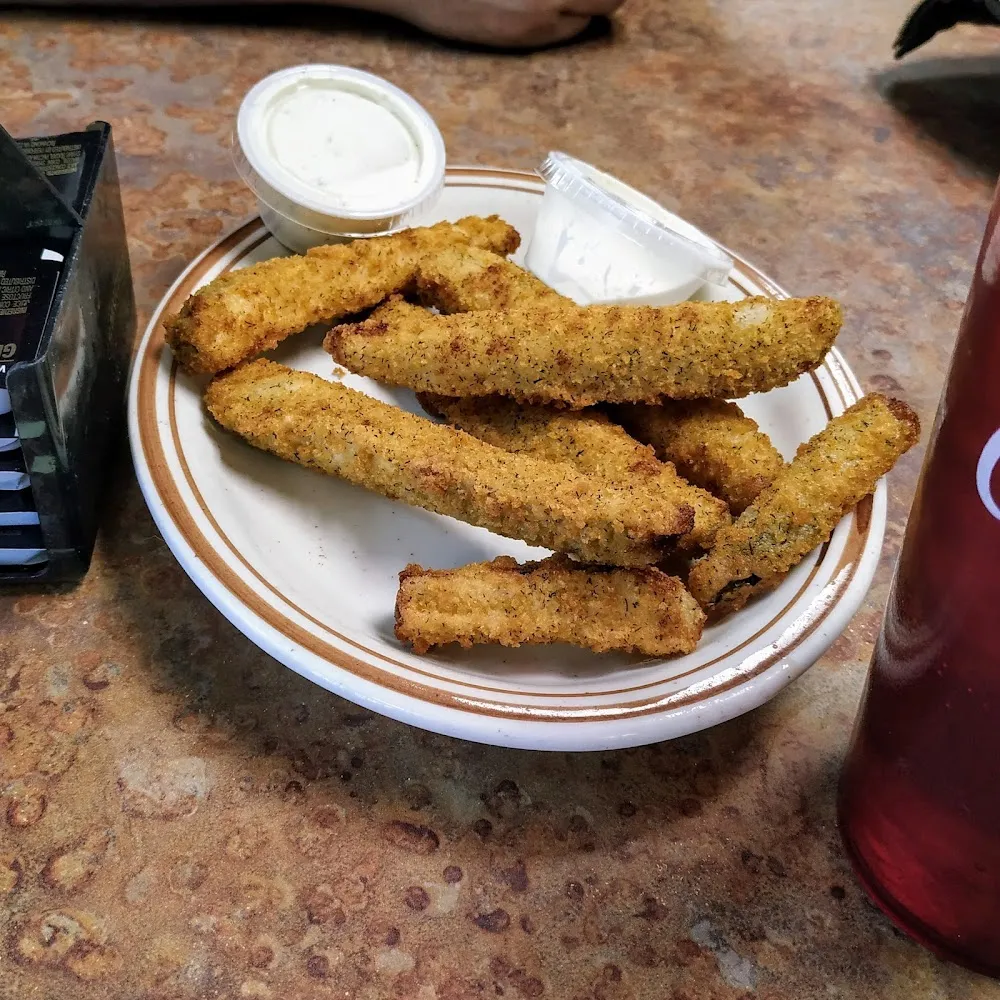 Fried Pickle Spears w Ranch Dressing